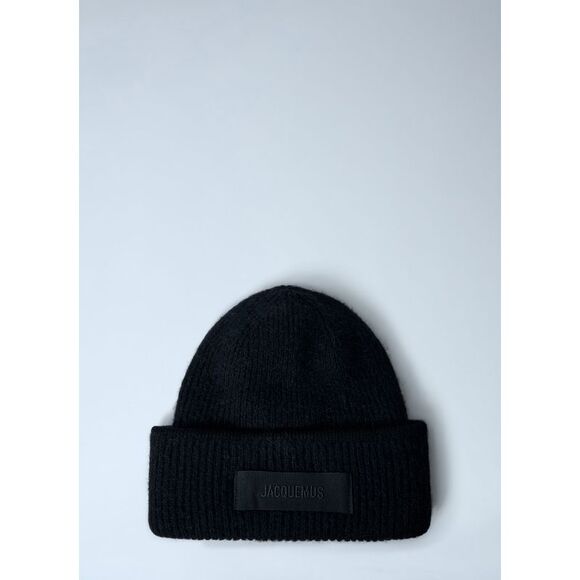Jacquemus Men Logo Motif Beanie Hat